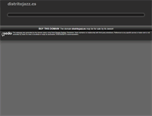 Tablet Screenshot of distritojazz.es