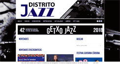 Desktop Screenshot of distritojazz.com